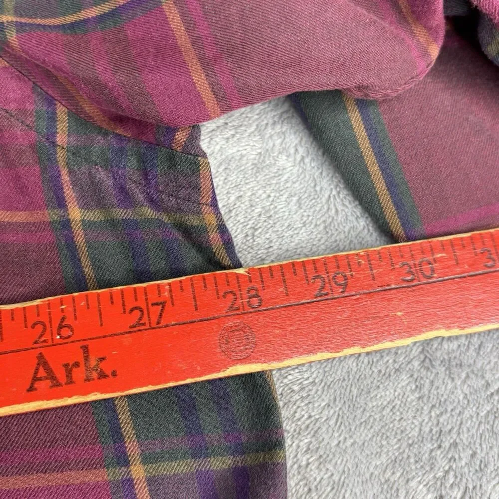 Polo Ralph Lauren Shirt Mens XL Tartan Plaid Button Down Pony Red‎ Soft Cotton